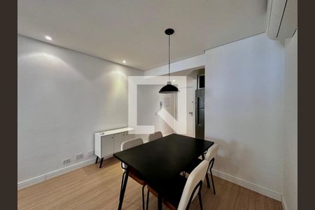 Sala de apartamento para alugar com 1 quarto, 62m² em Brooklin, São Paulo