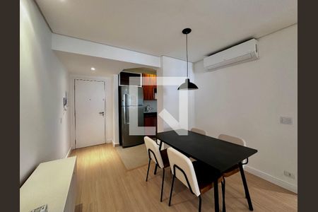 Sala de apartamento para alugar com 1 quarto, 62m² em Brooklin, São Paulo