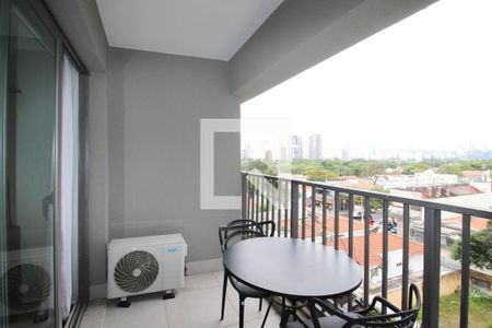 Varanda de apartamento para alugar com 1 quarto, 30m² em Indianópolis, São Paulo