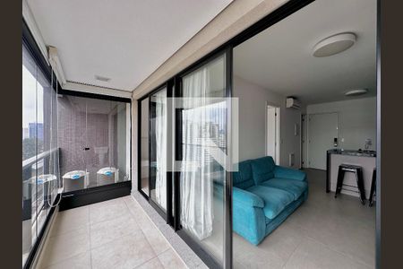 Sacada de apartamento para alugar com 1 quarto, 42m² em Campo Belo, São Paulo