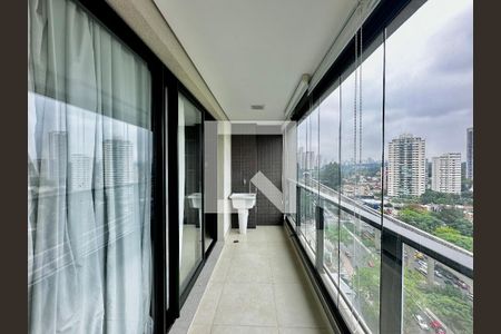 Sacada de apartamento para alugar com 1 quarto, 42m² em Campo Belo, São Paulo