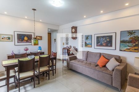 Sala de apartamento à venda com 3 quartos, 90m² em Sagrada Família, Belo Horizonte