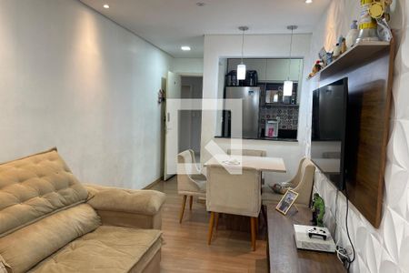 Sala de apartamento para alugar com 2 quartos, 52m² em Vila Urupes, Suzano