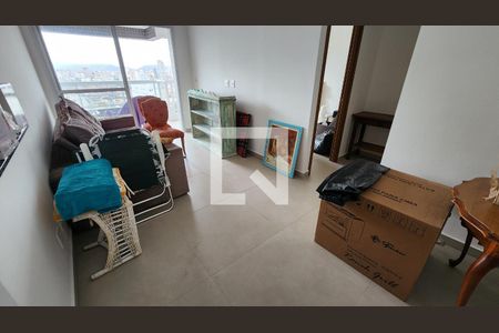 Sala de apartamento para alugar com 1 quarto, 53m² em Boqueirão, Santos