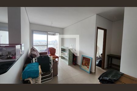 Sala de apartamento para alugar com 1 quarto, 53m² em Boqueirão, Santos