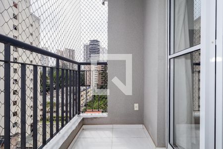 Varanda da Sala de apartamento para alugar com 1 quarto, 41m² em Jardim Ampliacao, São Paulo