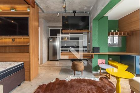 Sala de apartamento para alugar com 1 quarto, 35m² em Itaim Bibi, São Paulo