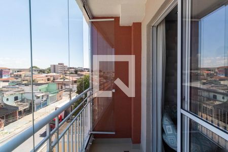 Varanda da Sala de apartamento à venda com 2 quartos, 60m² em Jardim Três Marias, São Paulo