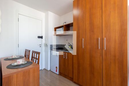 Cozinha de kitnet/studio para alugar com 1 quarto, 20m² em Brás, São Paulo