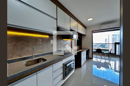 Cozinha  de kitnet/studio para alugar com 0 quarto, 25m² em Campo Belo, São Paulo