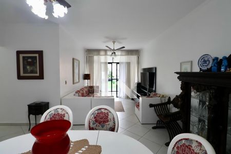 Sala de apartamento para alugar com 3 quartos, 100m² em Jardim Las Palmas, Guarujá