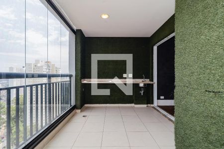 Varanda da Sala de apartamento para alugar com 2 quartos, 77m² em Vila Andrade, São Paulo