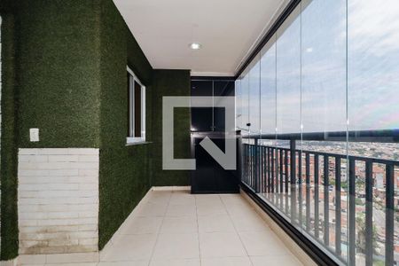 Varanda da Sala de apartamento para alugar com 2 quartos, 77m² em Vila Andrade, São Paulo