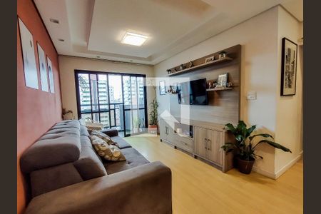 Sala de apartamento à venda com 3 quartos, 79m² em Vila Curuçá, Santo André