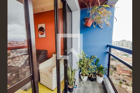 Varanda de apartamento à venda com 3 quartos, 79m² em Vila Curuçá, Santo André