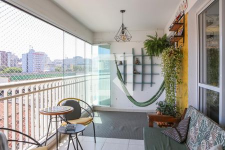 Varanda Gourmet de apartamento à venda com 3 quartos, 126m² em Barra Funda, São Paulo