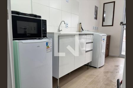 Cozinha de apartamento para alugar com 1 quarto, 23m² em Vila Curuçá Velha, São Paulo