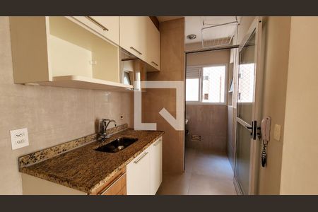 Cozinha e Área de Serviço de apartamento para alugar com 2 quartos, 50m² em Cidade Luíza, Jundiaí