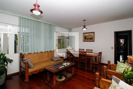 Sala de apartamento à venda com 3 quartos, 100m² em Funcionários, Belo Horizonte