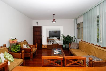 Sala de apartamento à venda com 3 quartos, 100m² em Funcionários, Belo Horizonte