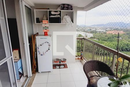 Varanda da Sala de apartamento à venda com 2 quartos, 75m² em Barra Olímpica, Rio de Janeiro