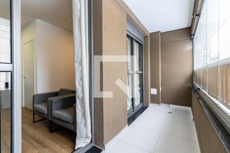 Varanda  de apartamento para alugar com 1 quarto, 35m² em Vila Gumercindo, São Paulo