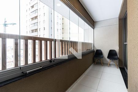 Varanda  de apartamento para alugar com 1 quarto, 35m² em Vila Gumercindo, São Paulo