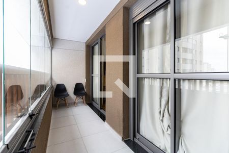 Varanda  de apartamento para alugar com 1 quarto, 35m² em Vila Gumercindo, São Paulo