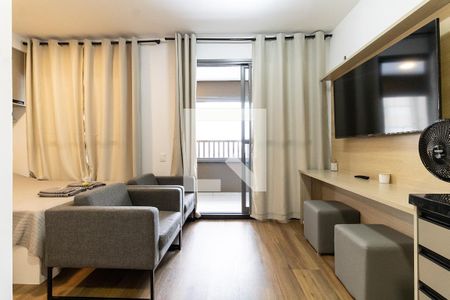 Sala de apartamento para alugar com 1 quarto, 35m² em Vila Gumercindo, São Paulo