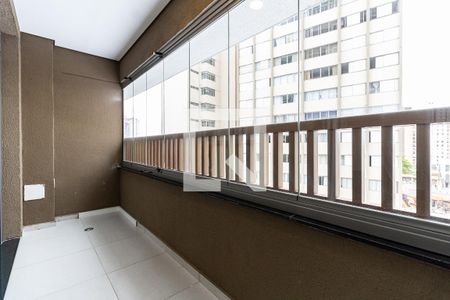 Varanda  de apartamento para alugar com 1 quarto, 35m² em Vila Gumercindo, São Paulo