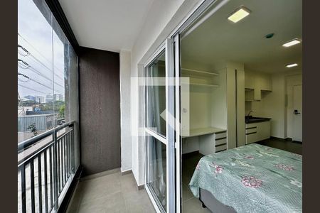 Sacada de kitnet/studio para alugar com 1 quarto, 24m² em Campo Belo, São Paulo