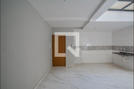 Sala de apartamento à venda com 2 quartos, 52m² em Campestre, Santo André