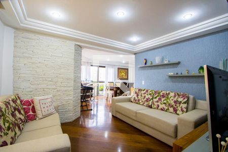 Sala de apartamento à venda com 3 quartos, 150m² em Vila Bastos, Santo André