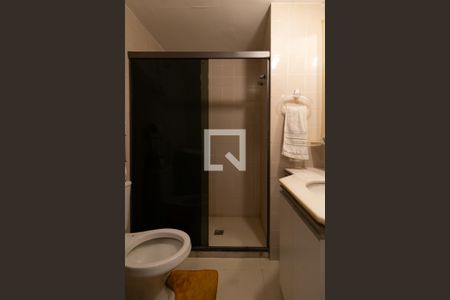 Detalhe do banheiro social  de apartamento para alugar com 1 quarto, 55m² em Copacabana, Rio de Janeiro