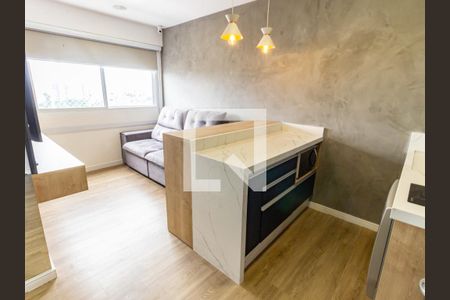 Sala/Cozinha de apartamento à venda com 2 quartos, 40m² em Quarta Parada, São Paulo