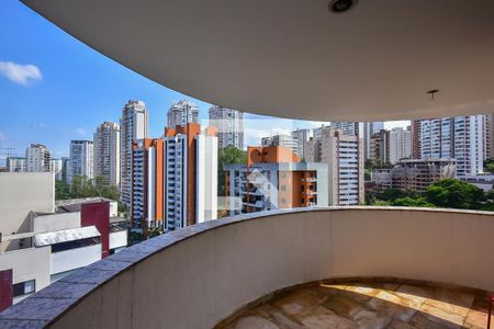 Varanda de apartamento à venda com 4 quartos, 340m² em Vila Andrade, São Paulo