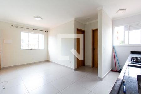 Sala e Cozinha de apartamento para alugar com 1 quarto, 35m² em Vila Isolina Mazzei, São Paulo