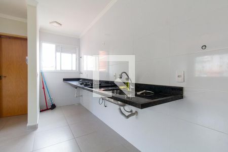 Sala e Cozinha de apartamento para alugar com 1 quarto, 35m² em Vila Isolina Mazzei, São Paulo