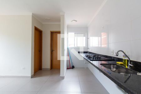 Sala e Cozinha de apartamento para alugar com 1 quarto, 35m² em Vila Isolina Mazzei, São Paulo