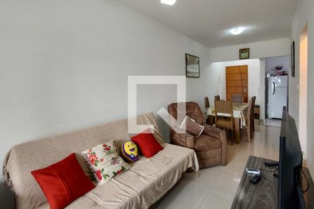 Sala de apartamento para alugar com 2 quartos, 68m² em Guilhermina, Praia Grande