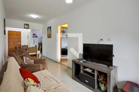 Sala de apartamento para alugar com 2 quartos, 68m² em Guilhermina, Praia Grande