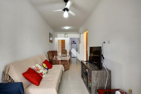 Sala de apartamento para alugar com 2 quartos, 68m² em Guilhermina, Praia Grande