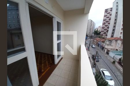 Varanda da Sala de apartamento para alugar com 1 quarto, 81m² em Itararé, São Vicente