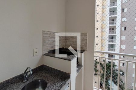 Varanda Gourmet de apartamento à venda com 3 quartos, 77m² em Jardim Santa Eudoxia, Campinas