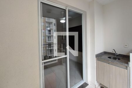 Varanda Gourmet de apartamento à venda com 3 quartos, 77m² em Jardim Santa Eudoxia, Campinas