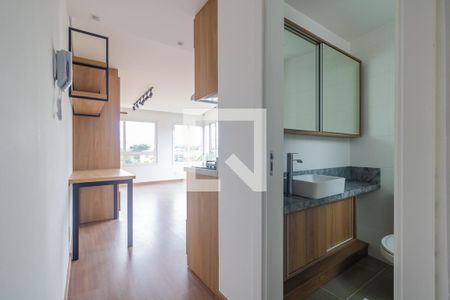 Entrada de kitnet/studio para alugar com 1 quarto, 26m² em Jardim Botânico, Porto Alegre