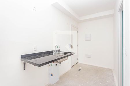 Cozinha de kitnet/studio à venda com 1 quarto, 27m² em Liberdade, São Paulo