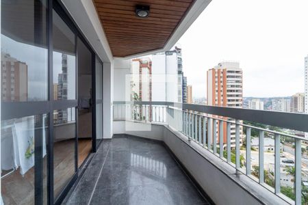 Varanda da Sala de apartamento à venda com 6 quartos, 299m² em Vila Andrade, São Paulo