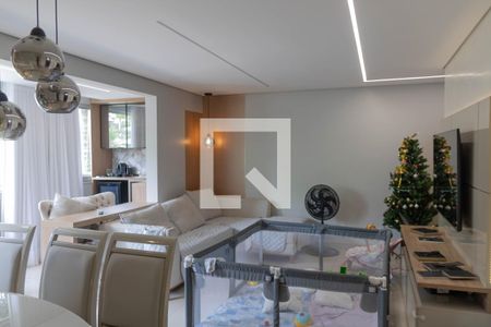 Sala de apartamento à venda com 3 quartos, 116m² em Estoril, Belo Horizonte