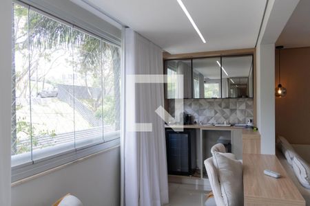 Sala de apartamento à venda com 3 quartos, 116m² em Estoril, Belo Horizonte